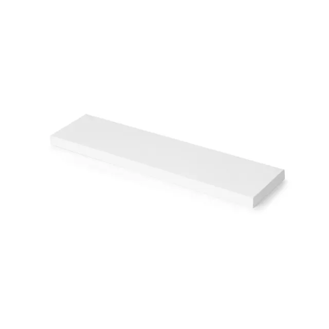 Emuca mensola 600x200 bianca legno melaminico 30 mm bordata