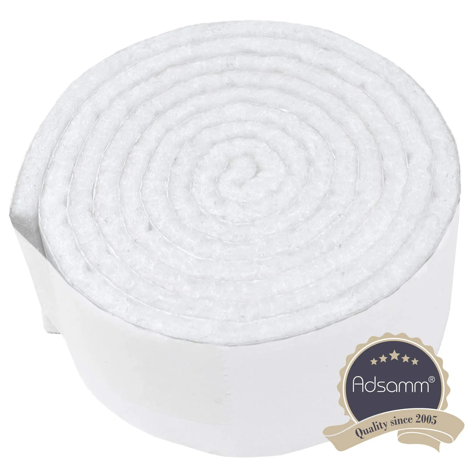 Adsamm Nastro Feltro Autoadesivo 29x1000 mm Bianco 1 Rotolo