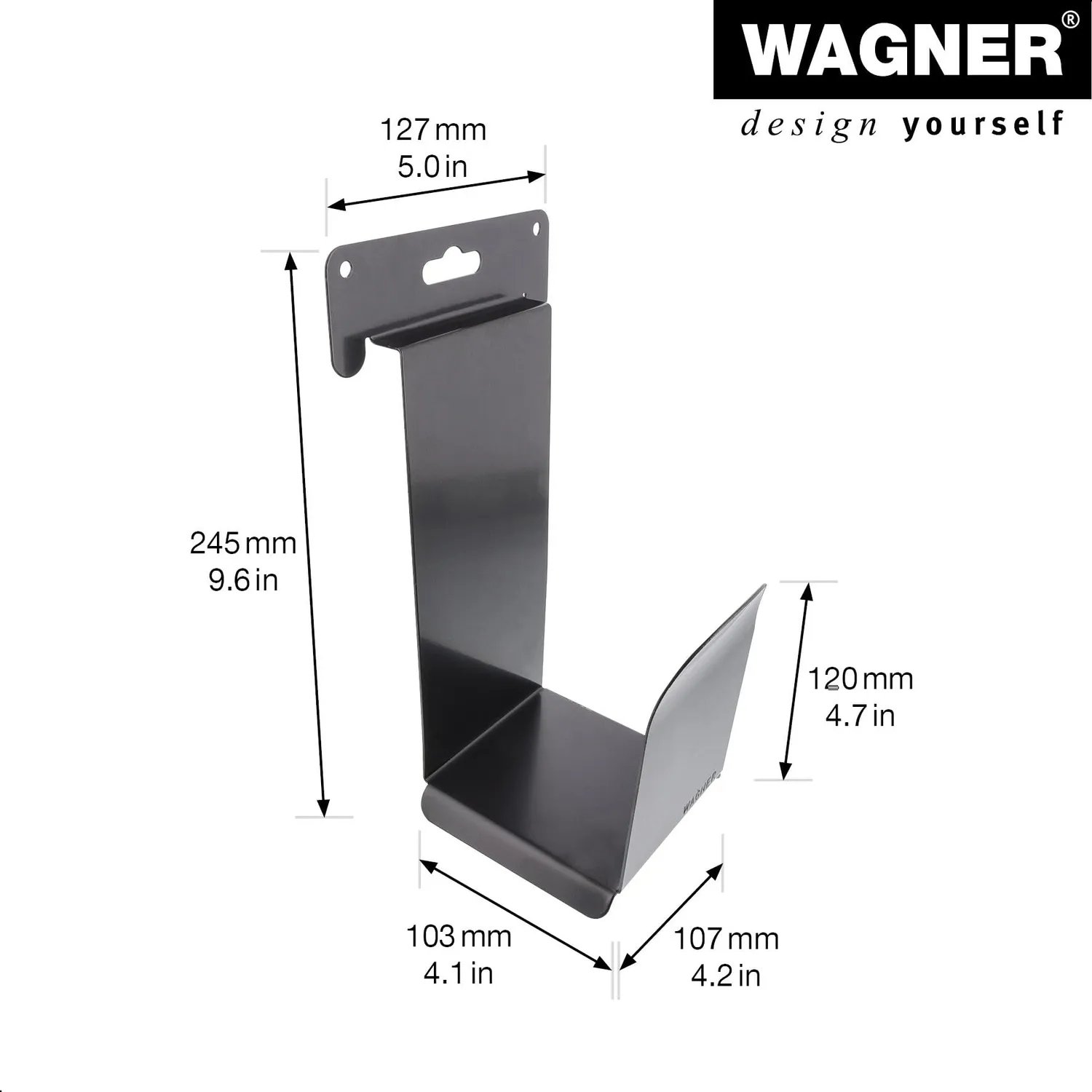 WAGNER hooks4tools EH 2089 gancio tubo cavo acciaio