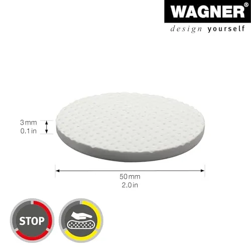 Wagner 16025099 Soft Pads EVA Bianchi 50mm 4 Pezzi