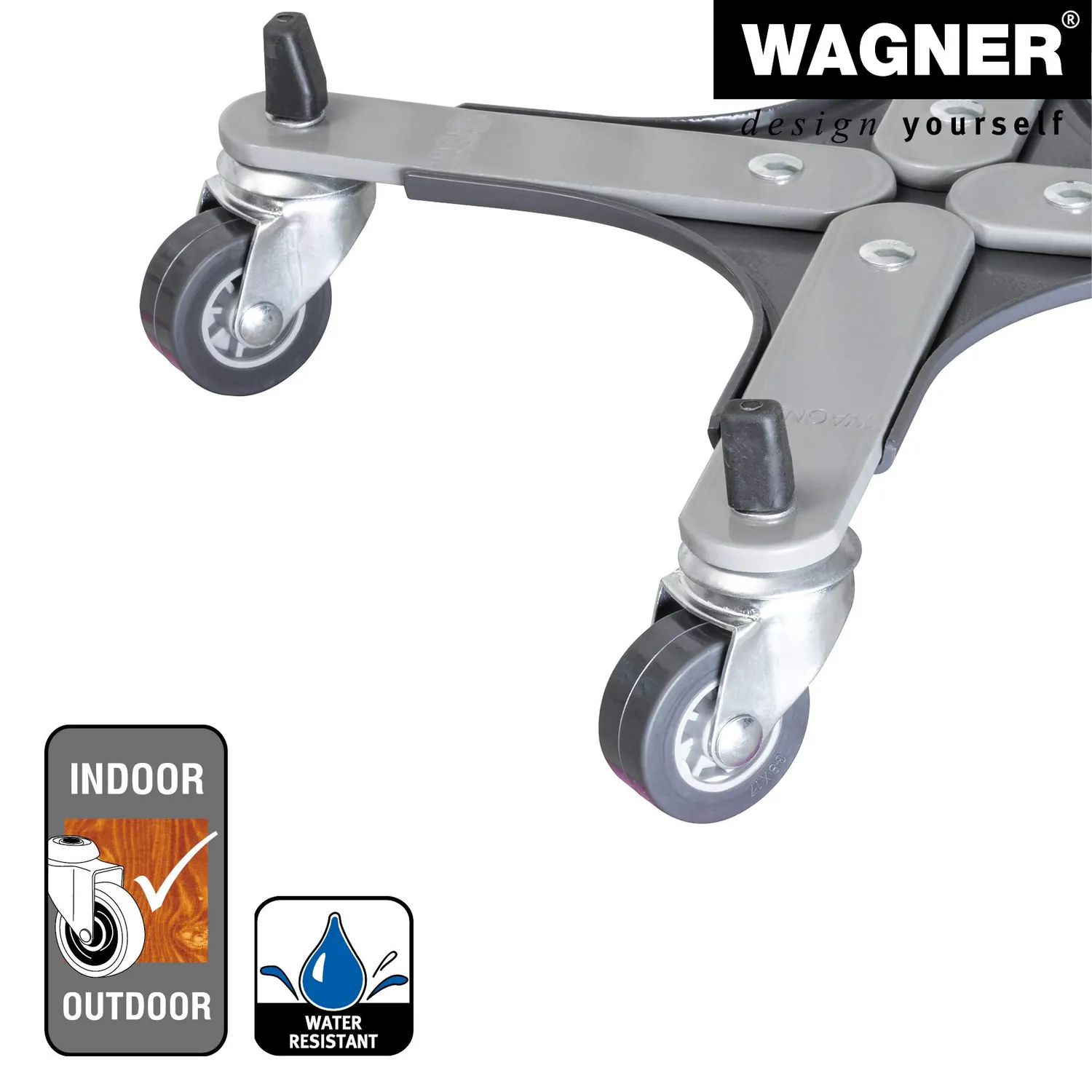 Wagner Multi Roller carrello piante metallo Ø 25 cm antracite