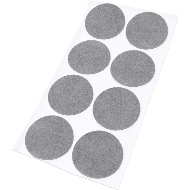 Adsamm Ø 50 mm feltrini rotondi grigi 8 pezzi ultrasottili