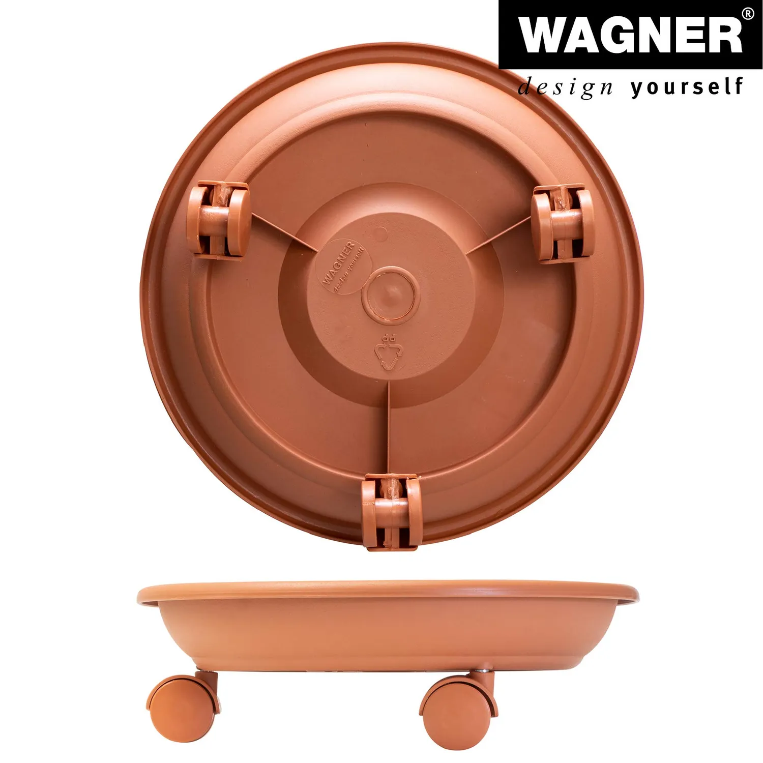Wagner Serie K 20102101 carrello piante terracotta Ø27,5 cm
