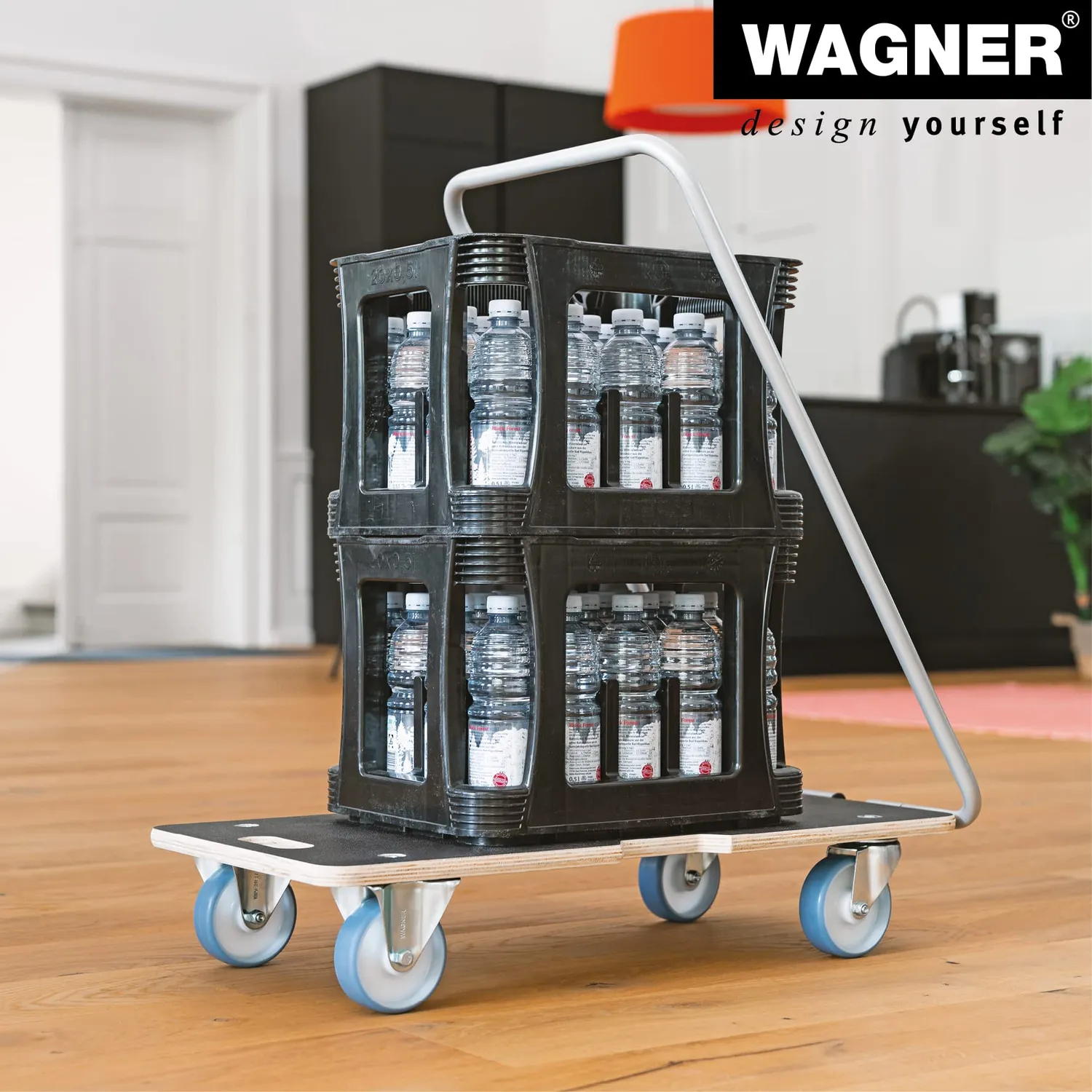 Wagner MM 1345 carrello trasporto 74x36,5 cm 300 kg antiscivolo