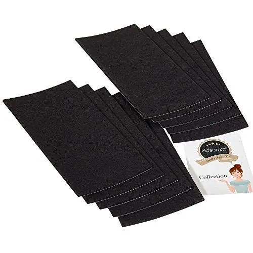 Adsamm fogli feltro neri 100x200 mm 10 pezzi