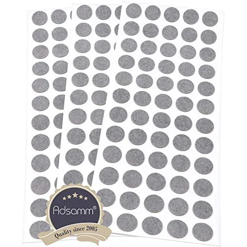 Adsamm ultrasottili ø14 mm feltrini grigi 180 pz 1,5 mm