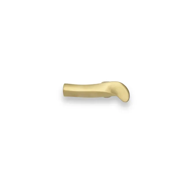 NIVA Design Prisma pomello ottone sinistro geometrico