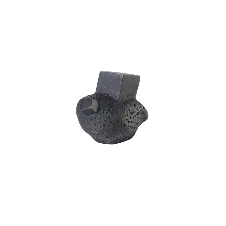 NIVA Design Pietra pomello nero ottone brunito