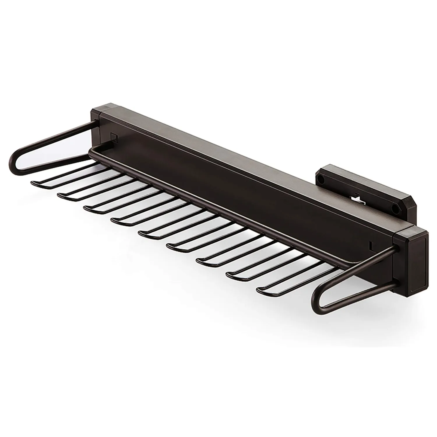 Emuca 7086513 appendiabiti estraibile soft moka 44,5 cm
