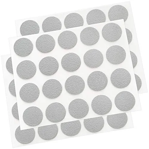 Adsamm copriforo autoadesivo grigio chiaro Ø13 mm 60 pezzi
