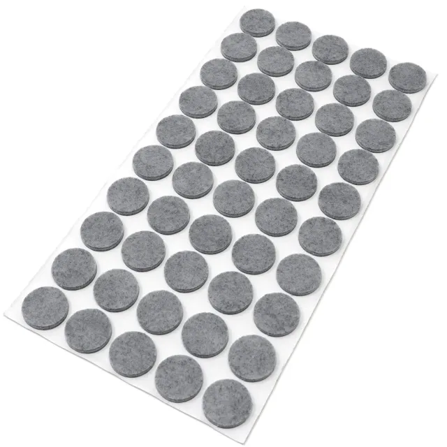 Adsamm feltrini autoadesivi rotondi 20 mm grigi 50 pz 3,5 mm