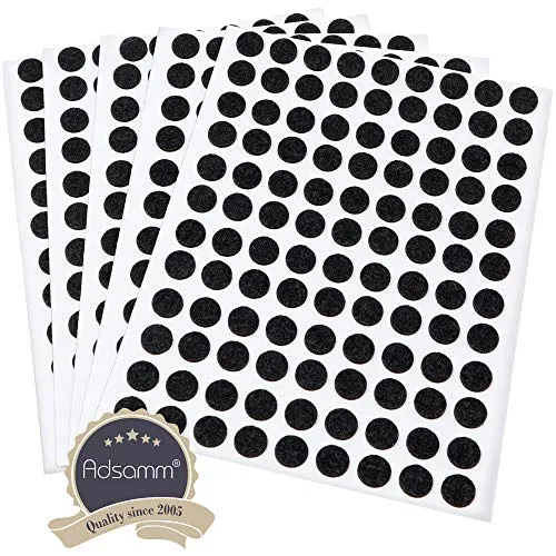Adsamm feltrini ultrasottili neri 10 mm 540 pz