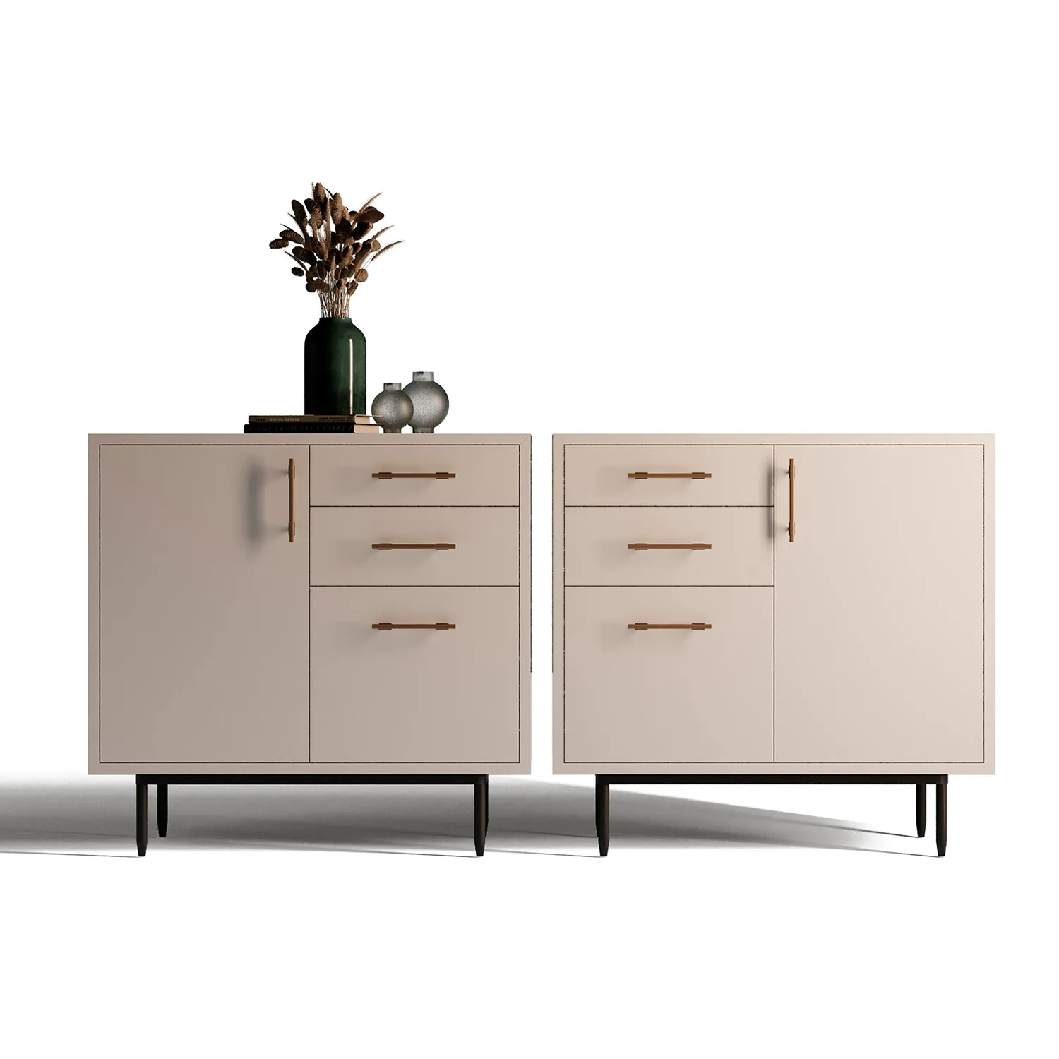 Emuca Riad maniglia mobile 192 mm bronzata alluminio 20 pezzi