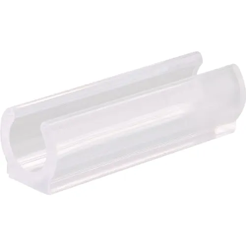 Wagner tappi morsetto tubo rotondo plastica trasparente 4 pezzi