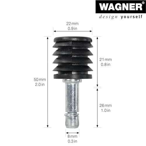 Wagner 1100999 RO 0099 perni con manicotto 2 pezzi acciaio