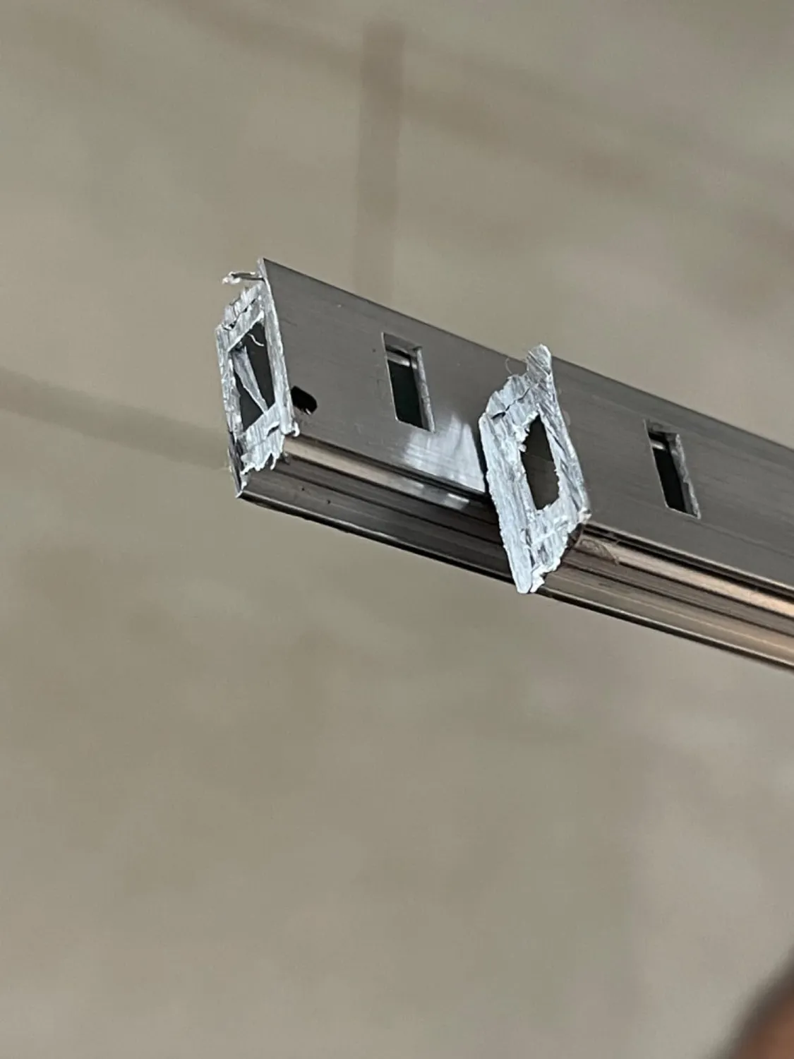 Gedotec Binario Parete Acciaio 1000 mm 2 pz Guida Scaffali
