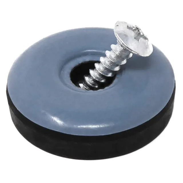 Adsamm Scivoli PTFE con Vite Ø30 mm Grigi 4 Pezzi