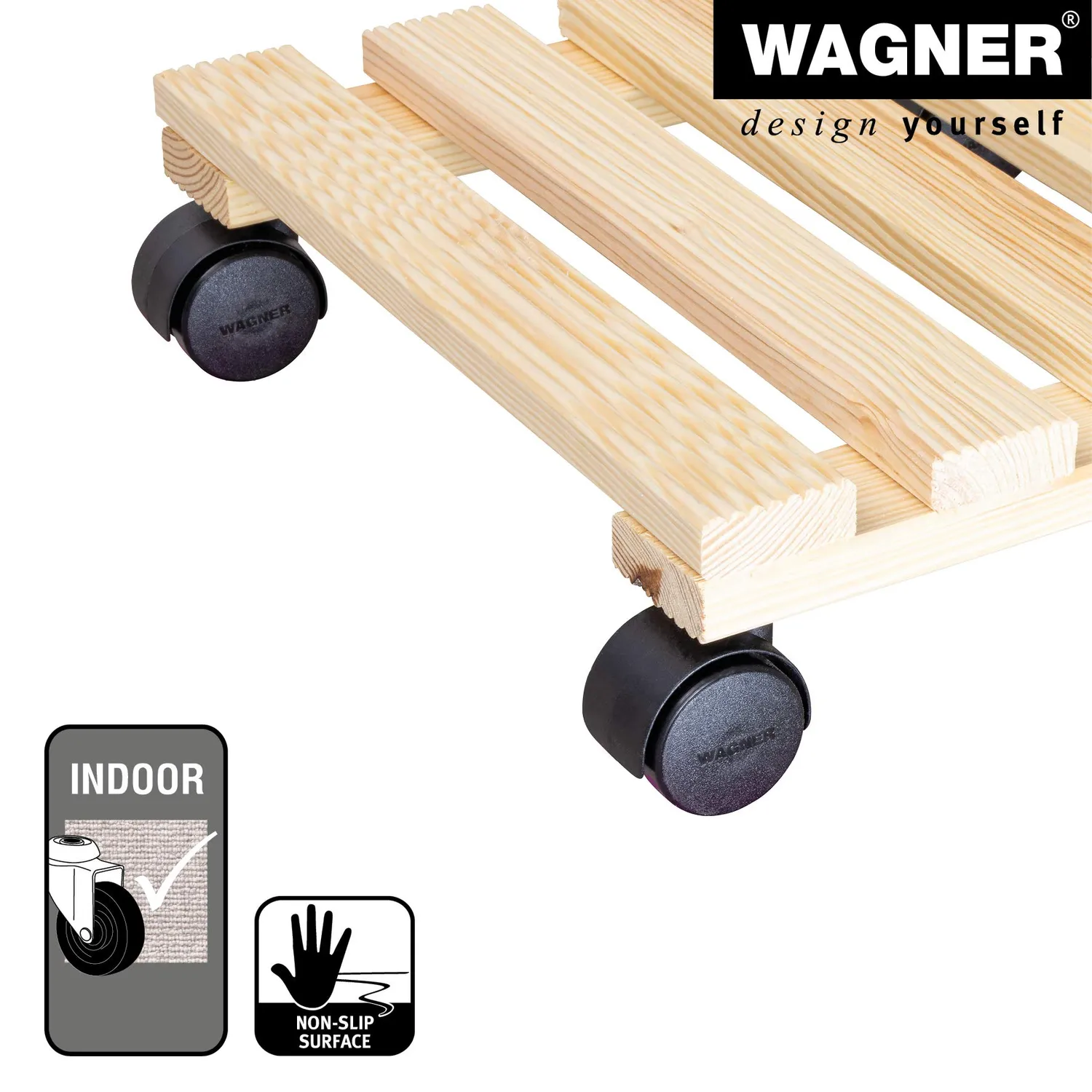 Wagner Country Carrello piante 29x29 cm naturale 100 kg