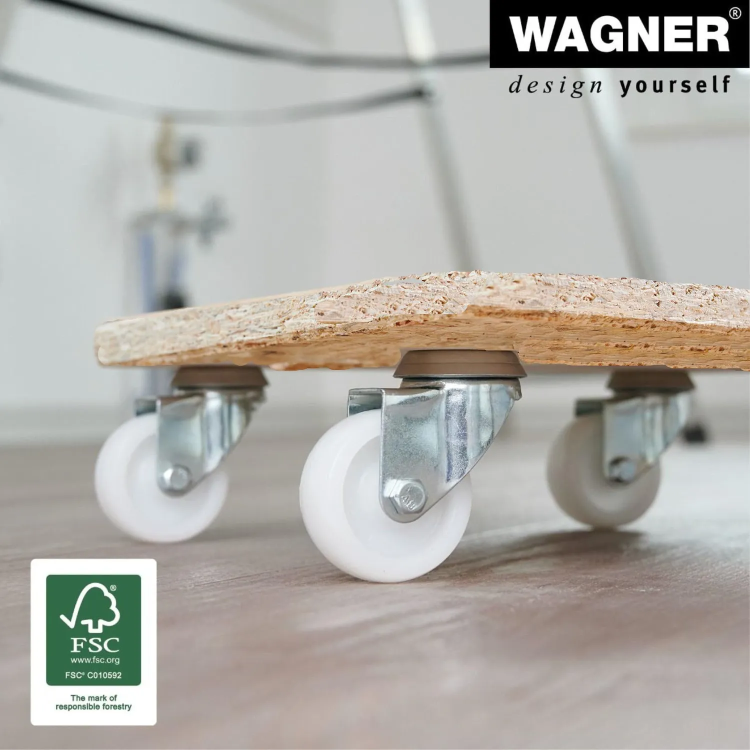 Wagner MM 1356 carrello trasporto 29x29 cm portata 250 kg