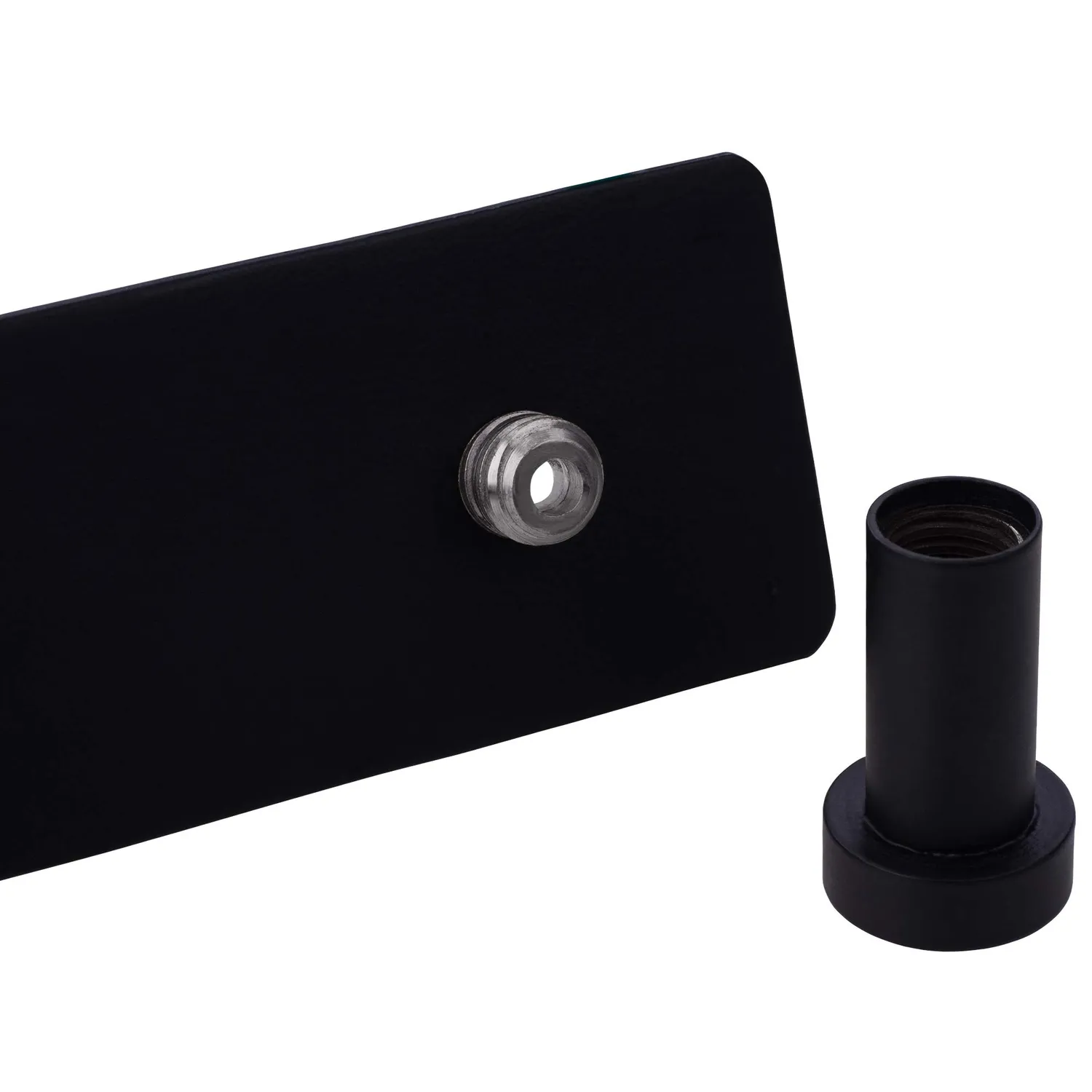 Gedotec Tenebris appendiabiti parete nero 4 ganci grande