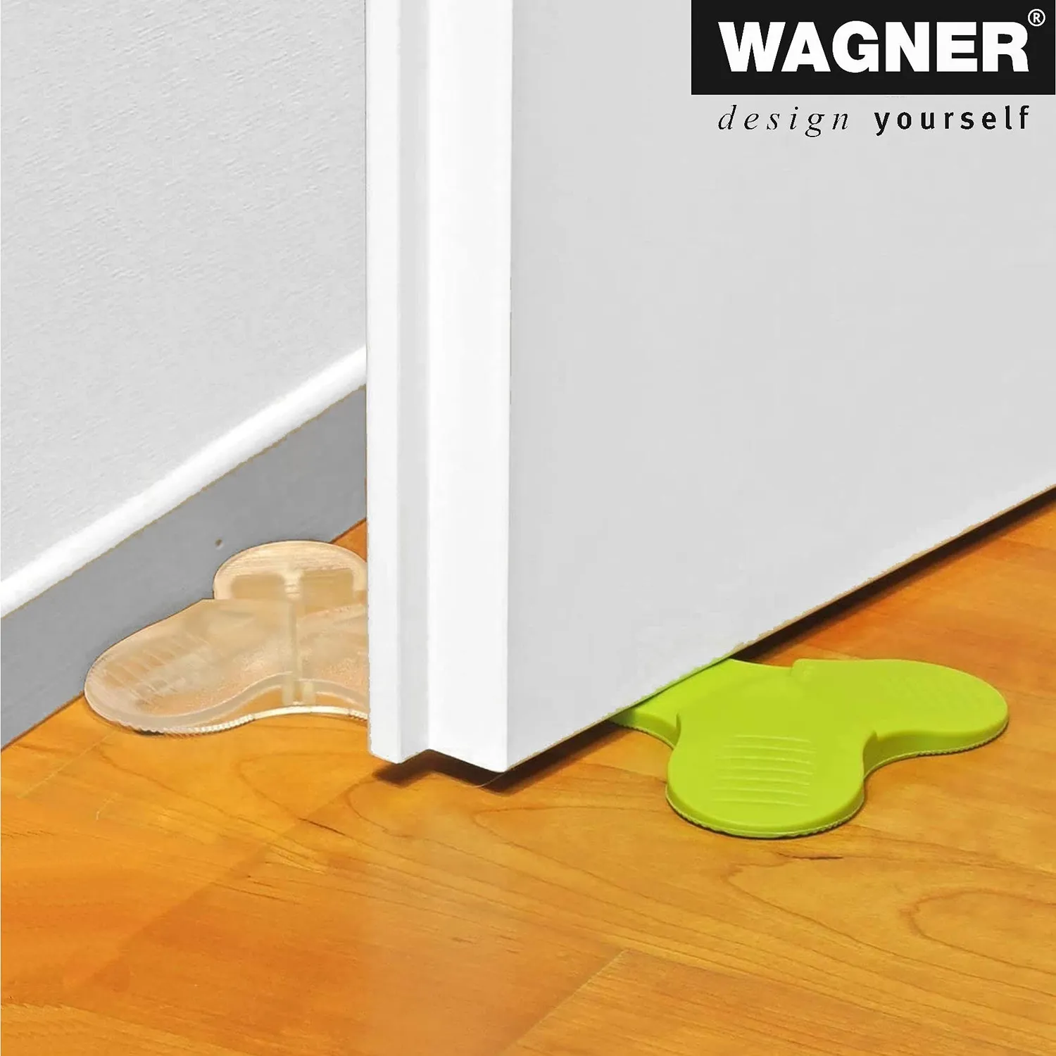 Wagner 3Stop fermaporta cuneo trasparente Ø108x19 mm elastomero