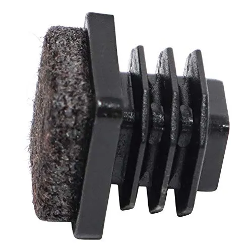 Adsamm puntali quadrati 12-14 mm 32 pezzi con feltro nero