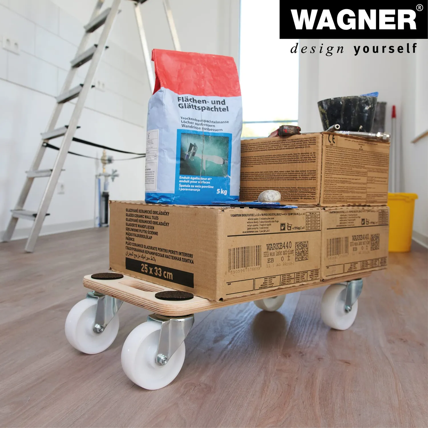 Wagner MM 1126 Carrello trasporto 59x29 cm 200 kg
