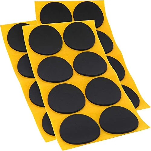 Adsamm piedini antiscivolo Ø50 mm neri 24 pezzi EPDM