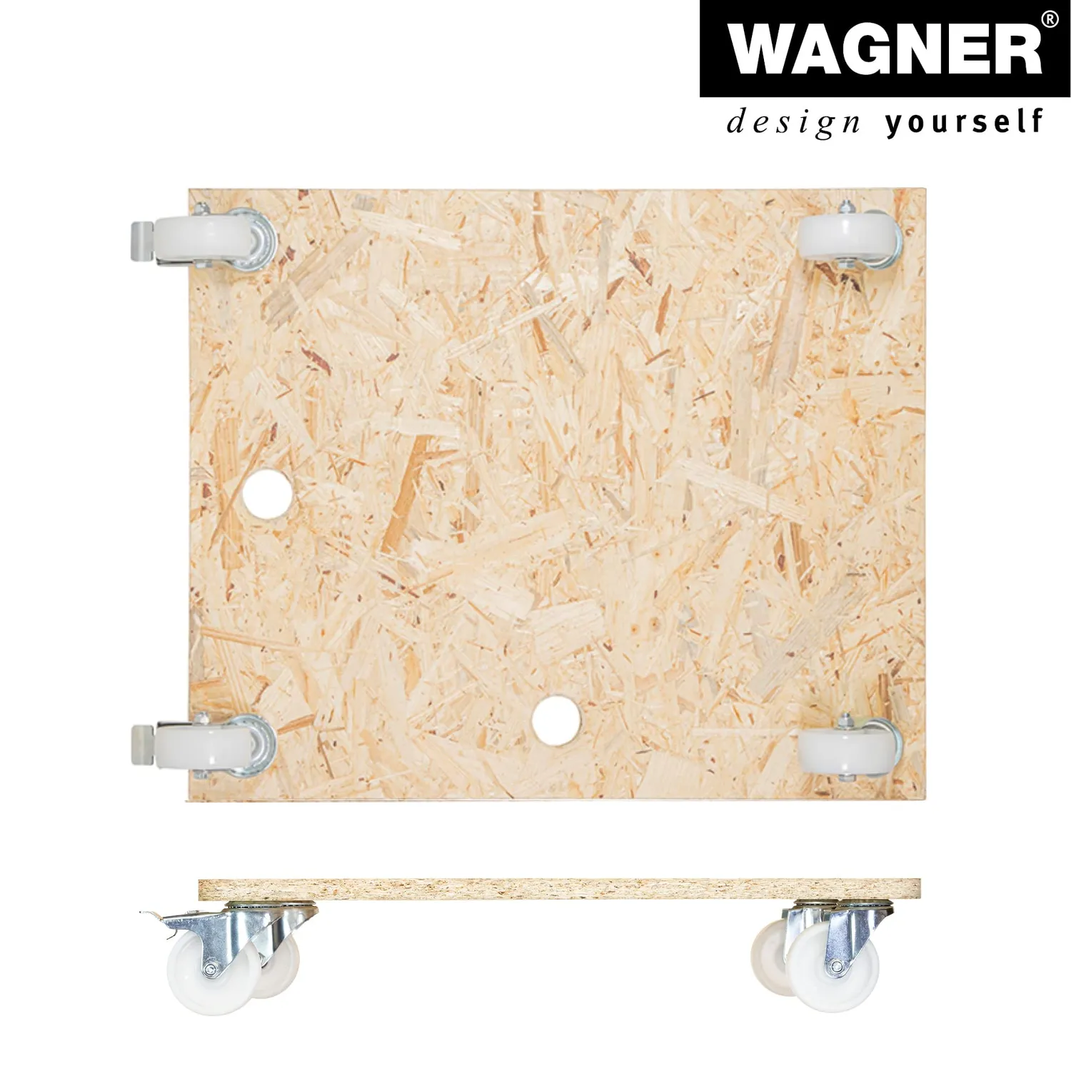 Wagner MM 1354 carrello trasporto 59x49 cm 250 kg OSB