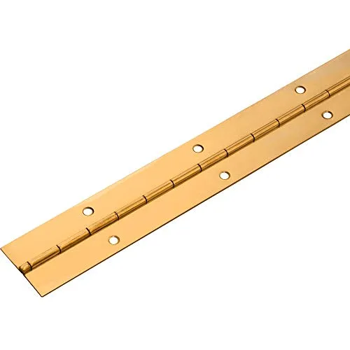 Gedotec cerniera pianoforte 400x20 mm ottone 1 pezzo acciaio