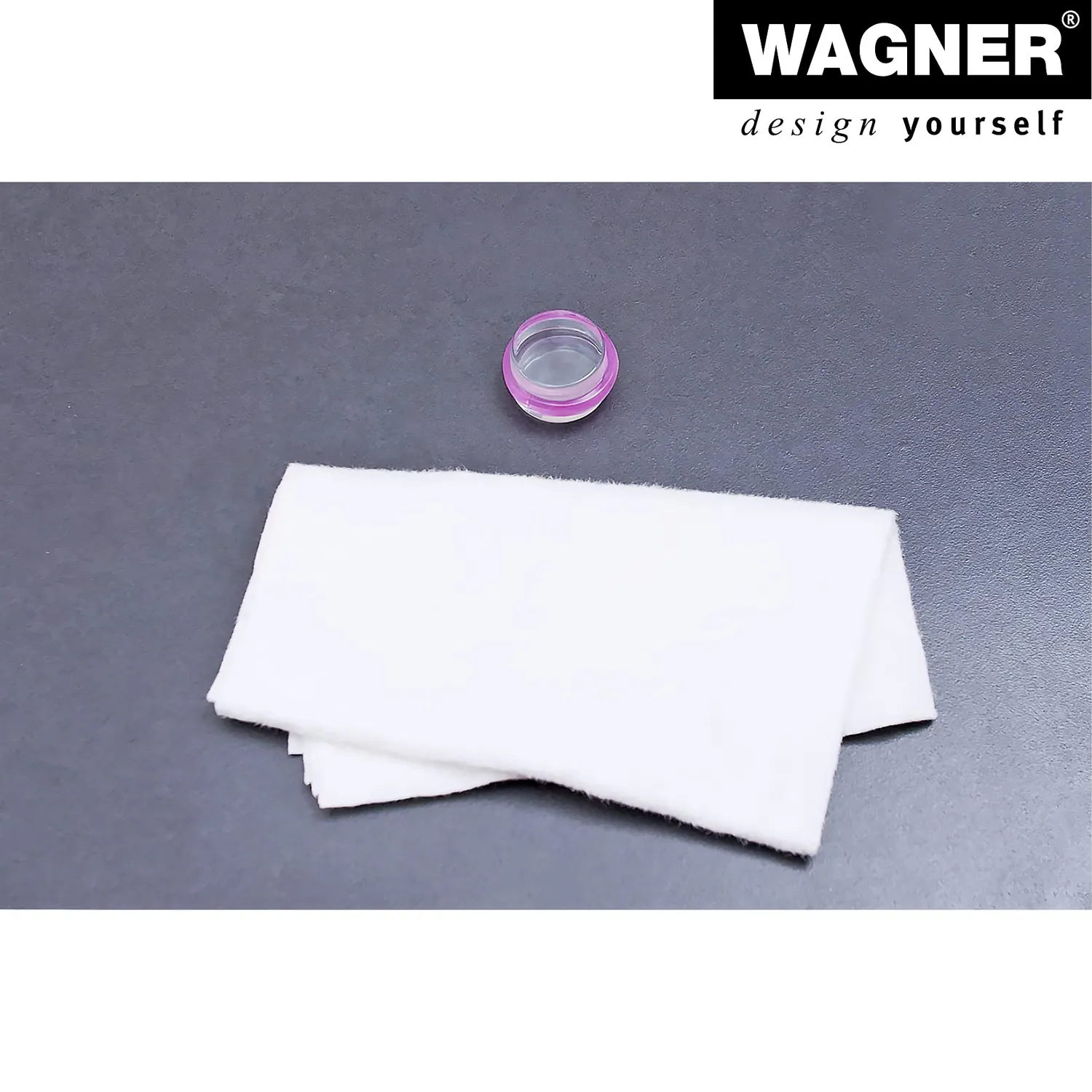 Wagner Clear Pink fermaporta pavimento rosa trasparente 38 mm