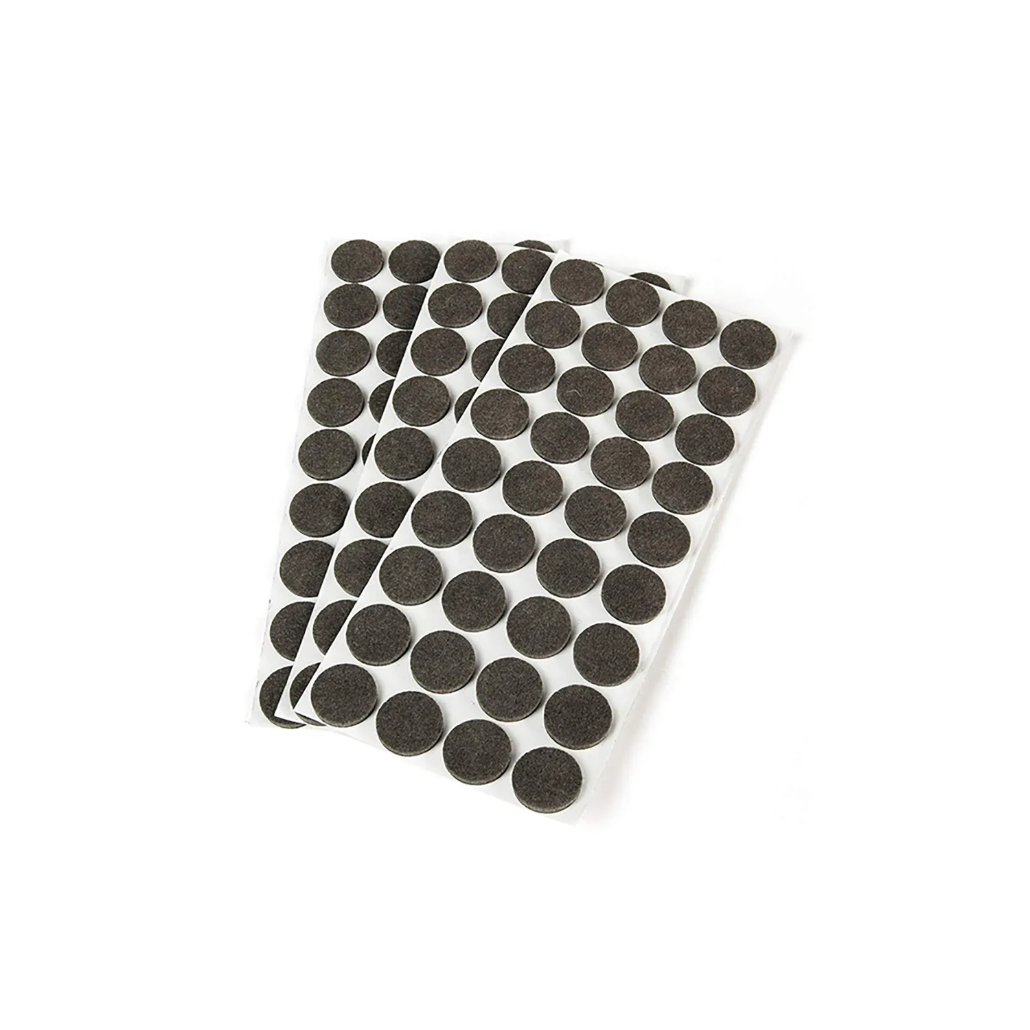 Emuca 2038516 feltrini autoadesivi rotondi ø40 mm marroni 36 pezzi