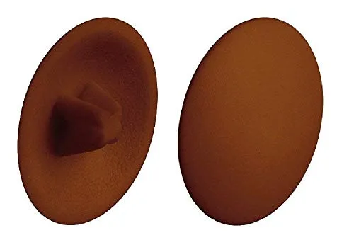 Gedotec H1122 tappi chiusura viti plastica marrone 12 mm 50 pezzi