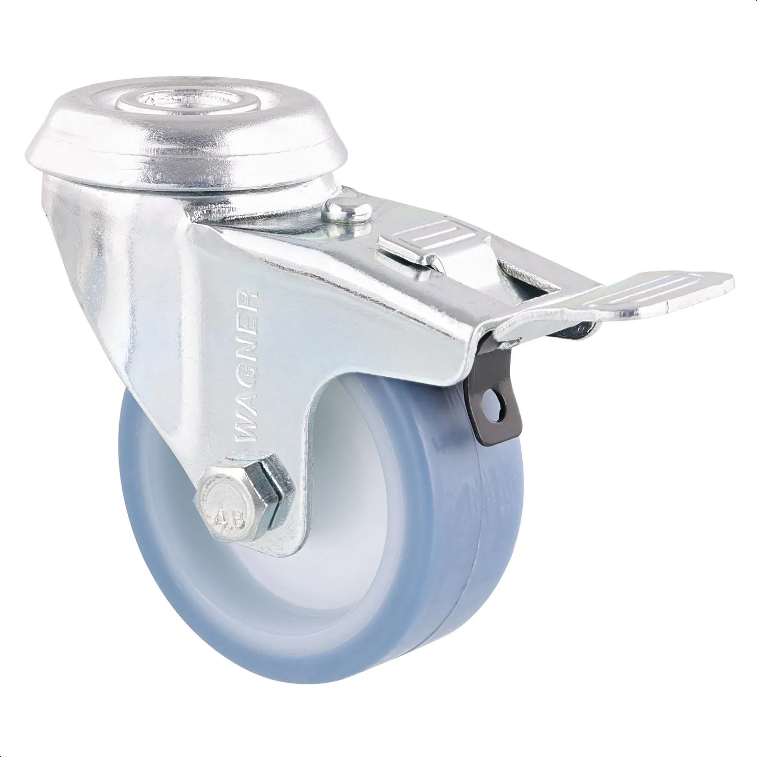 Wagner 3C 01335201 rotella mobile nera Ø 50 mm con freno