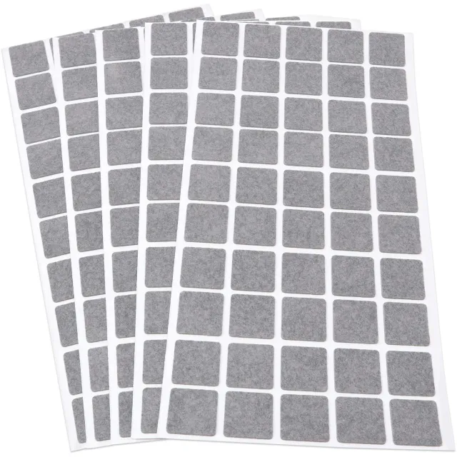 Adsamm Ultrasottili 20x20 mm Feltrini Autoadesivi 250 pz Grigi 1,5 mm