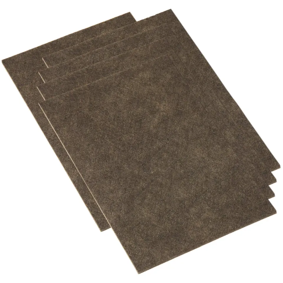 Adsamm fogli feltro autoadesivo marrone 200x300 mm 5 pz