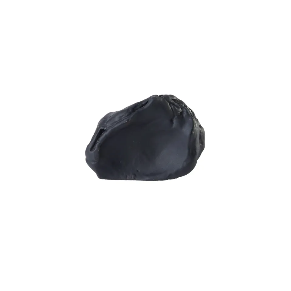 NIVA Design Impronta Pomello Ottone Nero Acidato