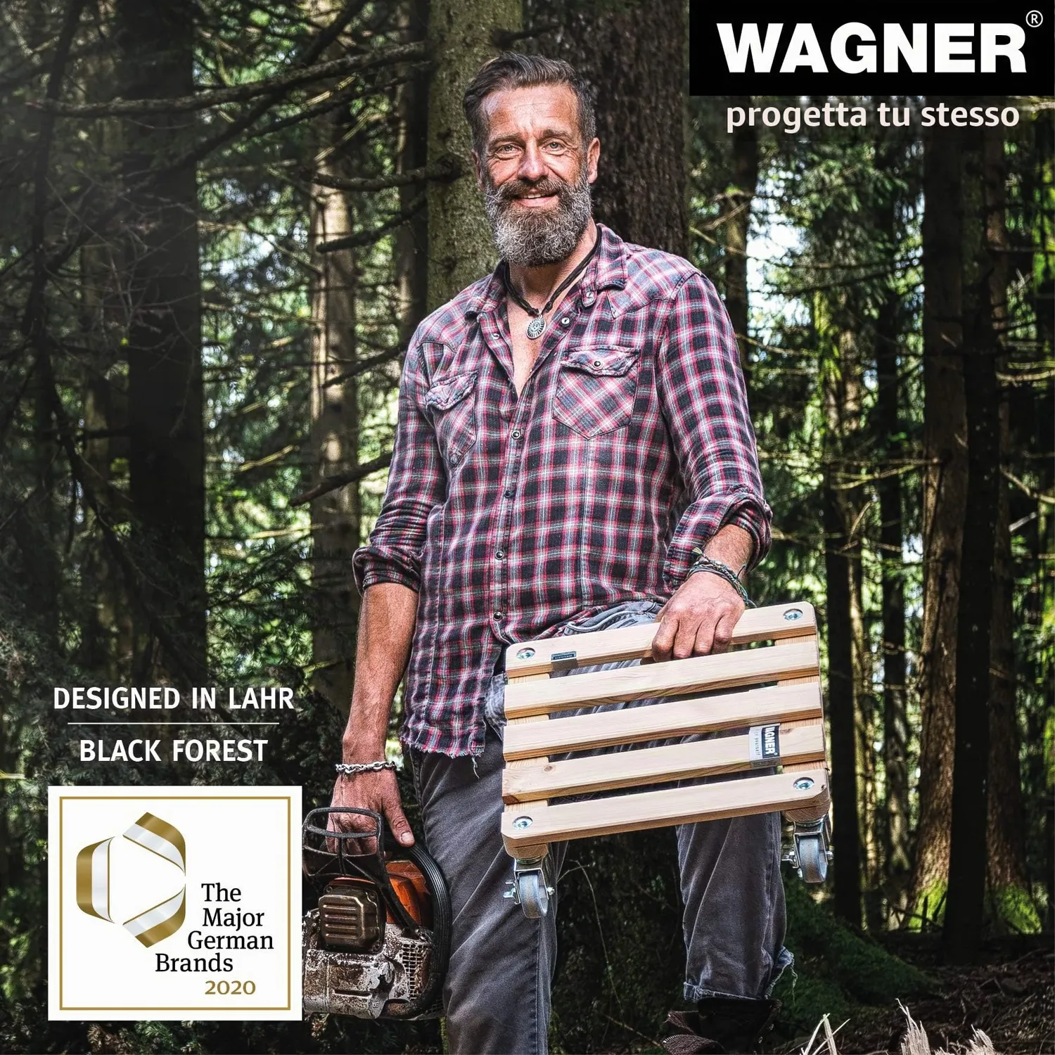 Wagner GreenBox Light 02315000 ruote girevoli 50 mm 4 pezzi