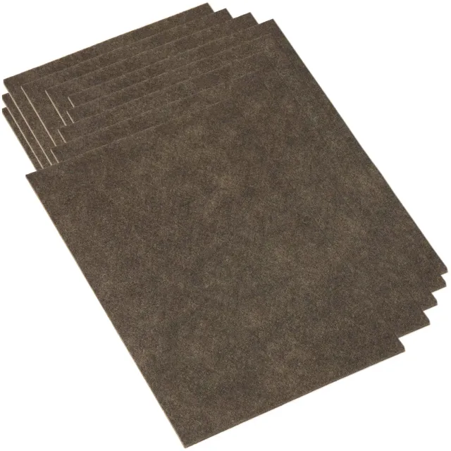 Adsamm Fogli Feltro Autoadesivo 200x300 mm Marroni 10 Pezzi