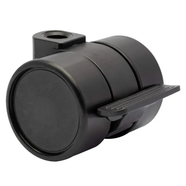 Wagner Design RO0212 rotella mobili nera con freno 1 pz 50 kg