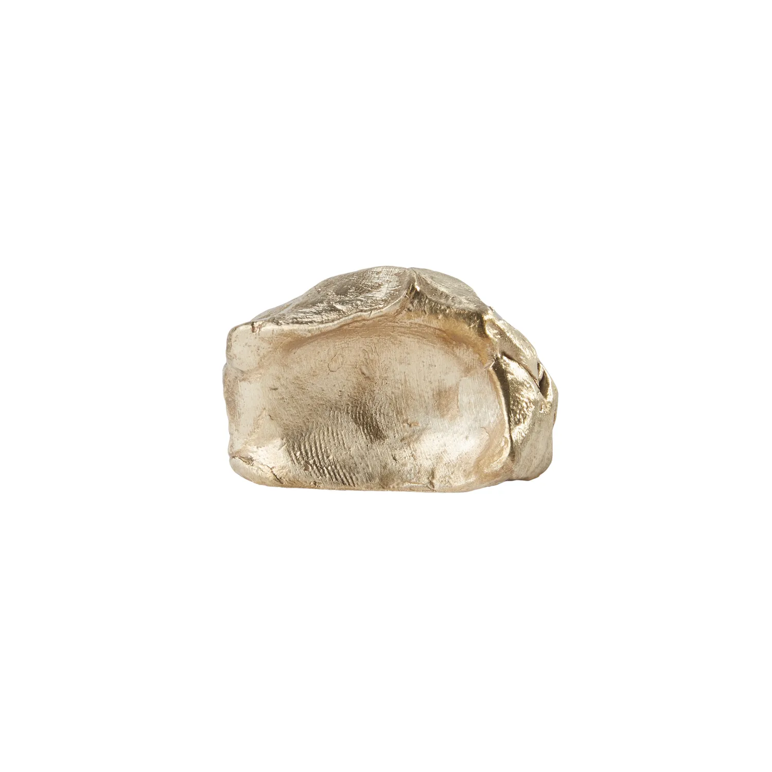 NIVA Design Impronta pomello ottone naturale confezione