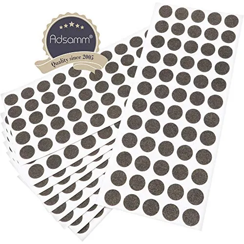 Adsamm Feltrini Ultrasottili Ø14mm Marrone 600pz 1,5mm