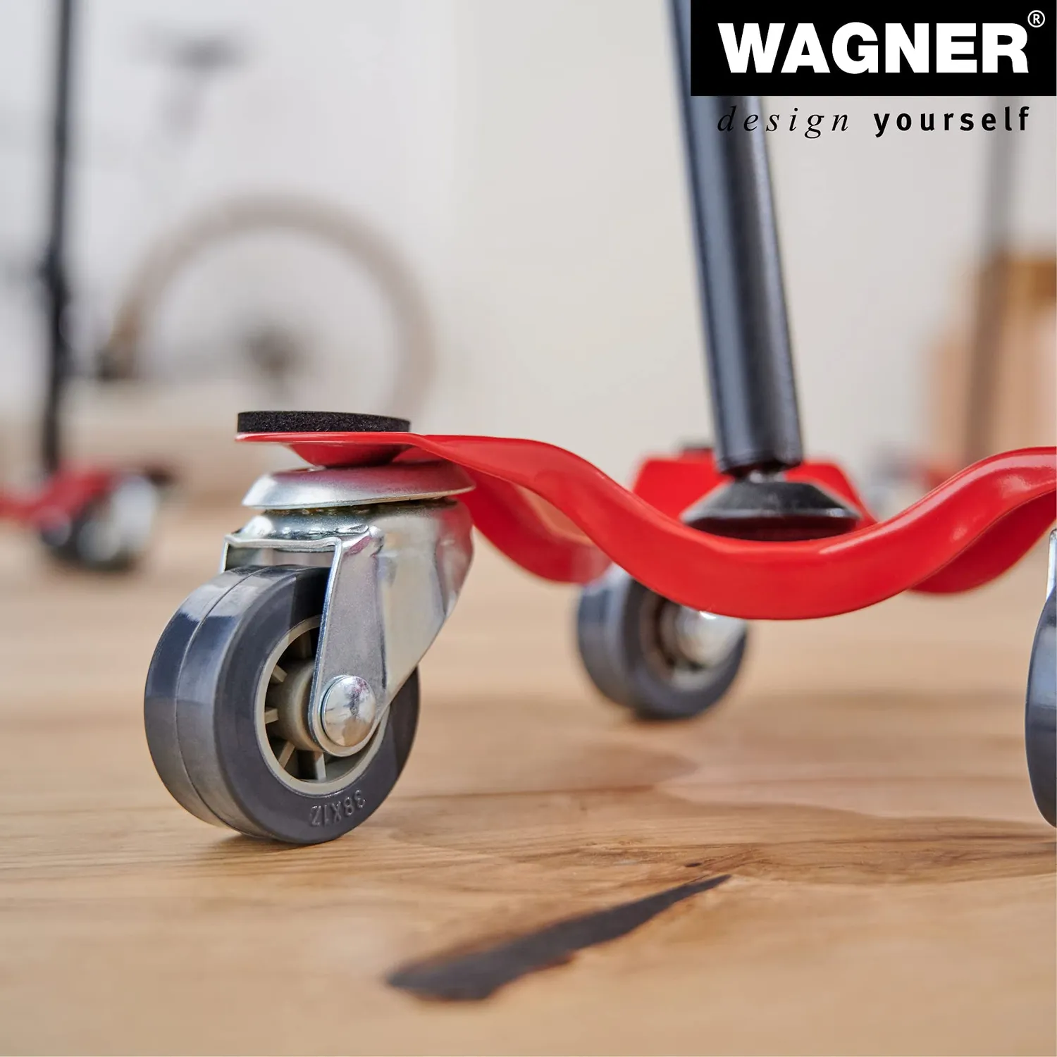 Wagner MM 1193 carrello mobili 16x16 cm portata 60 kg 3 ruote
