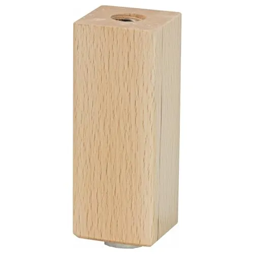 Wagner Design ST 7810 gamba per mobili faggio quadrata 100 mm