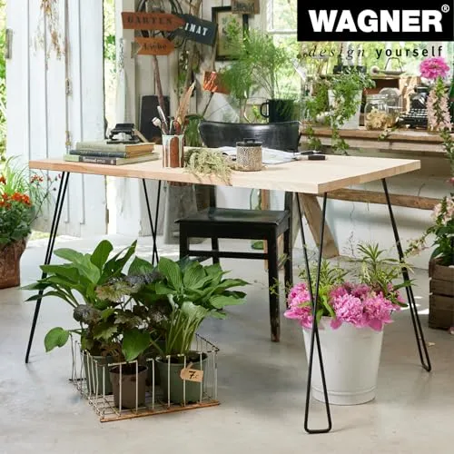 Wagner Hairpin Leg Twist ST 8371 gamba 71 cm nera