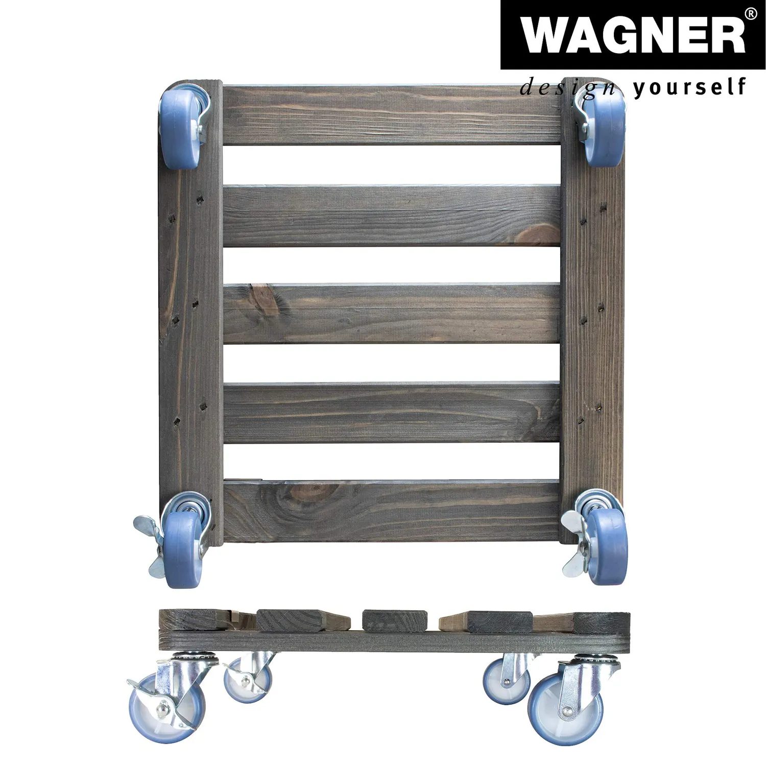 Wagner Vintage Carrello Piante 40x40 cm Grigio 200 kg