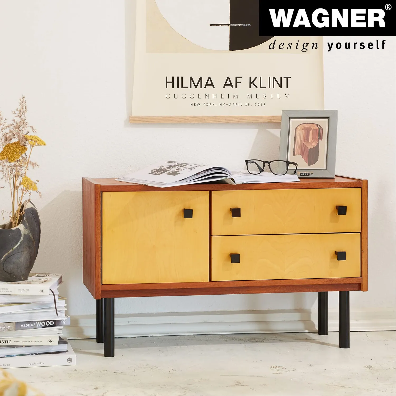 Wagner Teno ST 1022 gambe sistema 297 mm nere 4 pezzi
