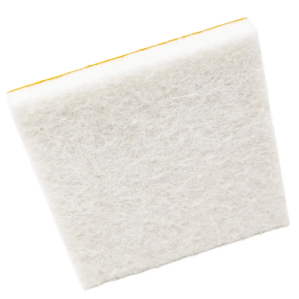 Adsamm Feltrini Autoadesivi 40x40 mm Bianchi 4 Pezzi Spessi