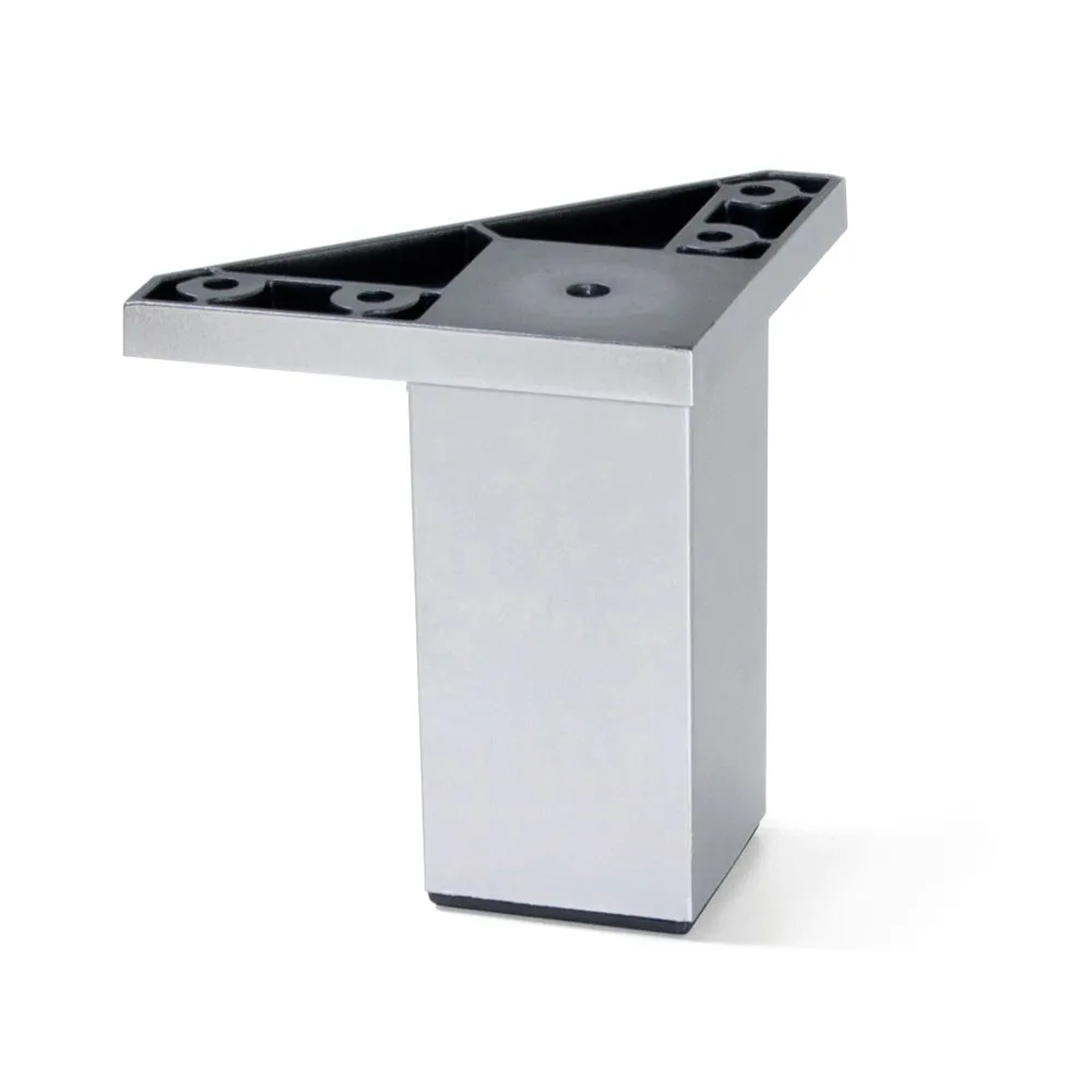 Emuca piedini cucina H 80 mm alluminio set 4 pezzi