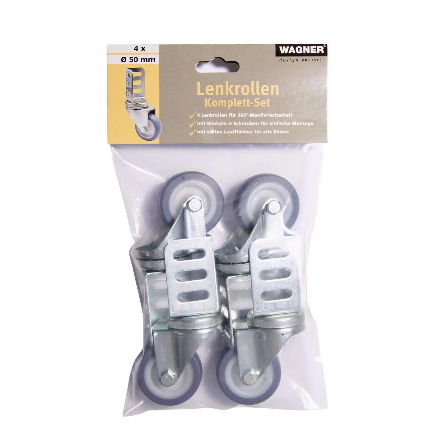 Wagner GreenBox Light 02315000 ruote girevoli 50 mm 4 pezzi